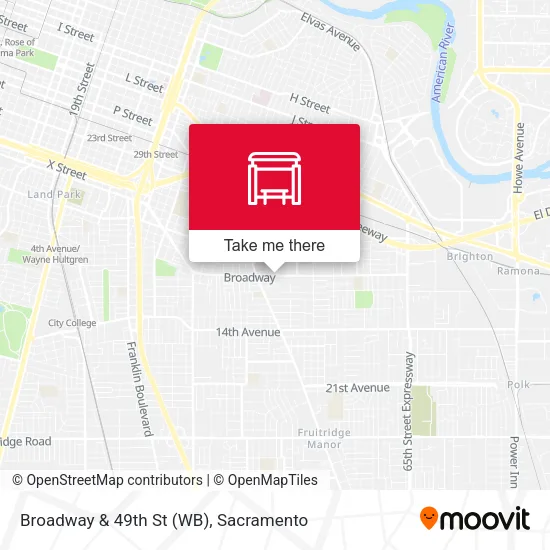 Mapa de Broadway & 49th St (WB)