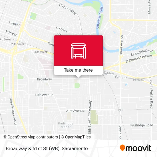 Mapa de Broadway & 61st St (WB)