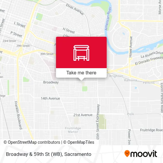 Mapa de Broadway & 59th St (WB)
