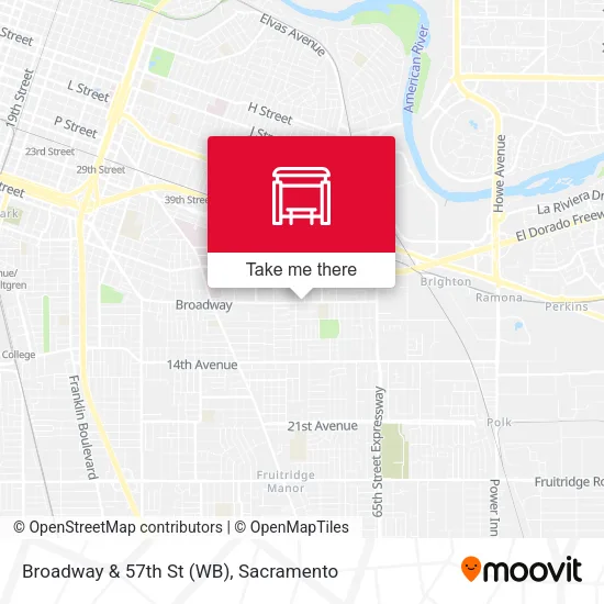Mapa de Broadway & 57th St (WB)