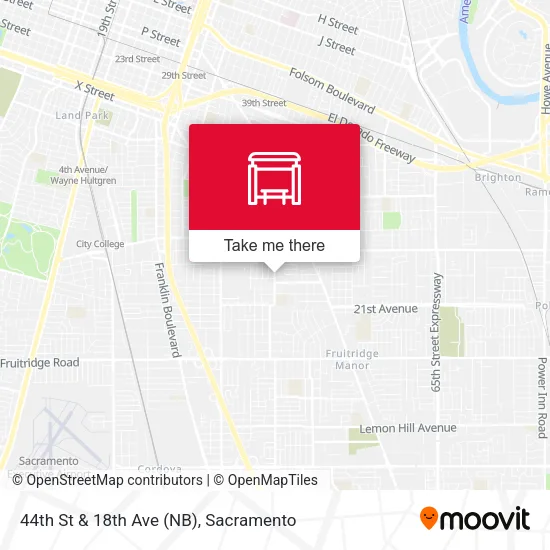 Mapa de 44th St & 18th Ave (NB)