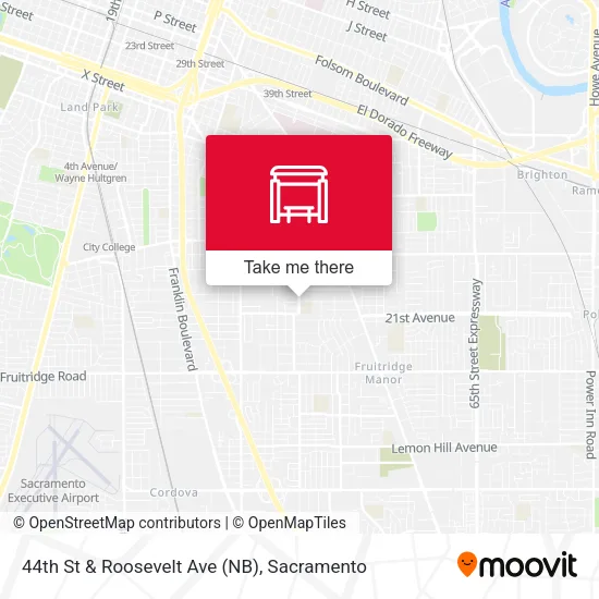 Mapa de 44th St & Roosevelt Ave (NB)