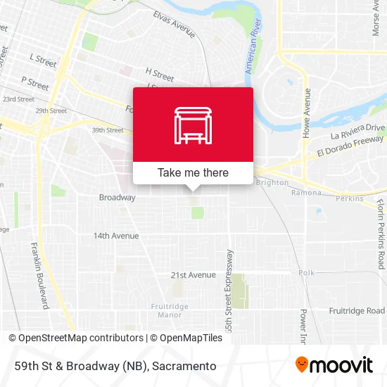 Mapa de 59th St & Broadway (NB)