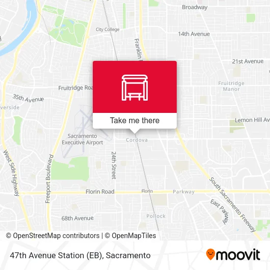 Mapa de 47th Avenue Station (EB)