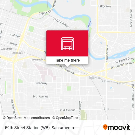 Mapa de 59th Street Station (WB)