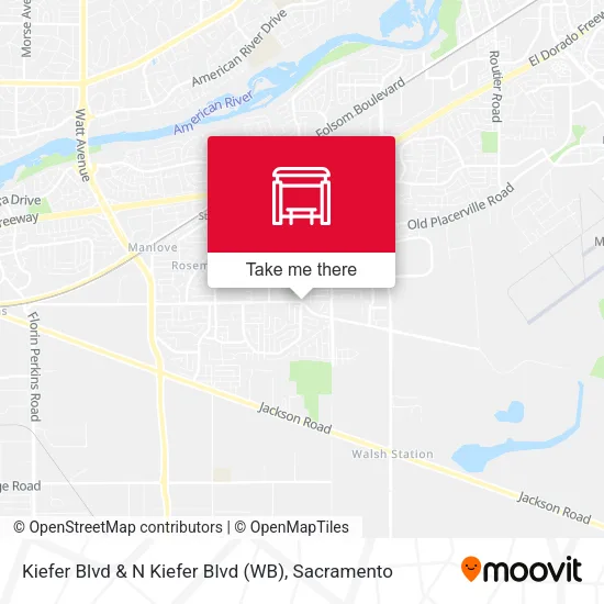 Mapa de Kiefer Blvd & N Kiefer Blvd (WB)