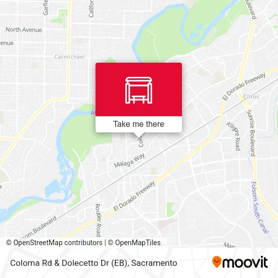 Mapa de Coloma Rd & Dolecetto Dr (EB)