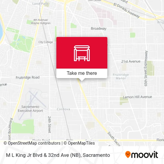 Mapa de M L King Jr Blvd & 32nd Ave (NB)