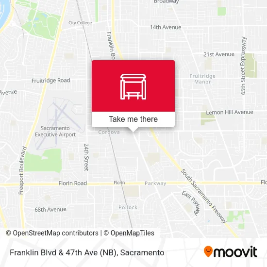 Mapa de Franklin Blvd & 47th Ave (NB)