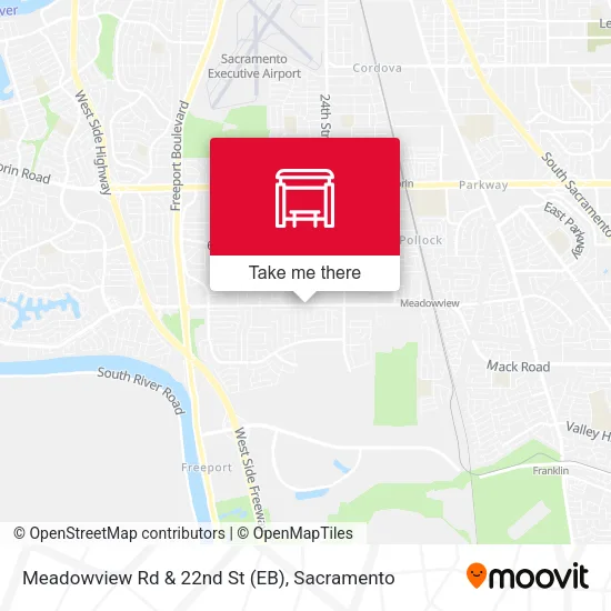 Mapa de Meadowview Rd & 22nd St (EB)