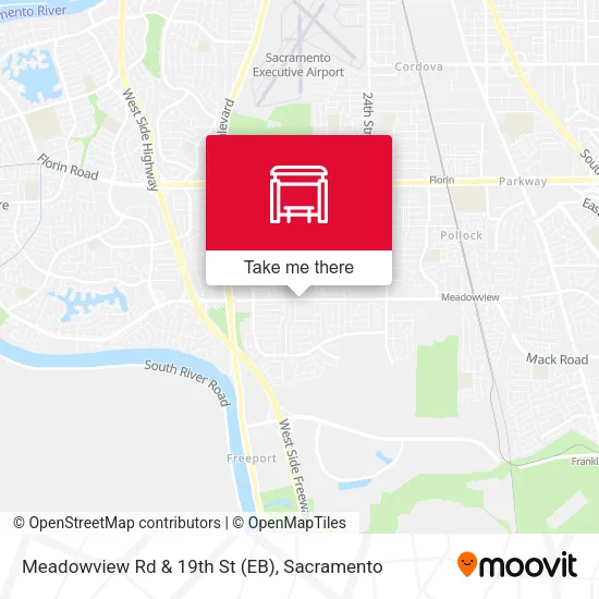 Mapa de Meadowview Rd & 19th St (EB)