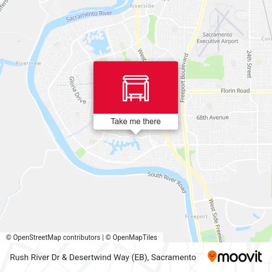 Mapa de Rush River Dr & Desertwind Way (EB)
