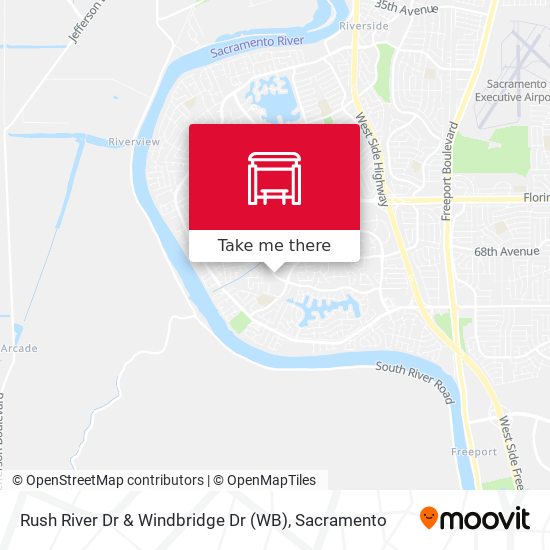 Rush River Dr & Windbridge Dr (WB) map