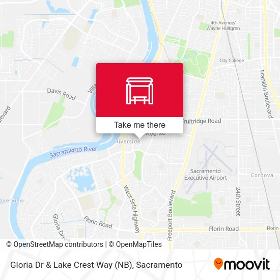 Mapa de Gloria Dr & Lake Crest Way (NB)