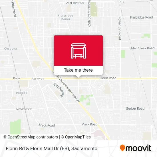 Mapa de Florin Rd & Florin Mall Dr (EB)