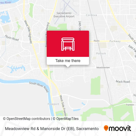 Mapa de Meadowview Rd & Manorside Dr (EB)