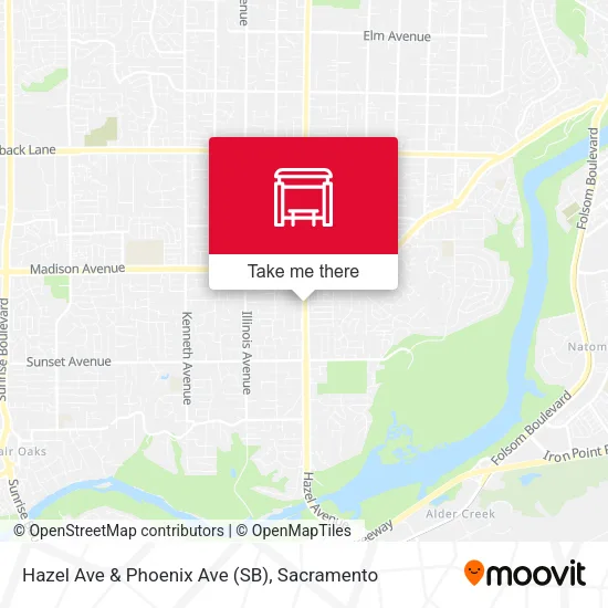 Mapa de Hazel Ave & Phoenix Ave (SB)