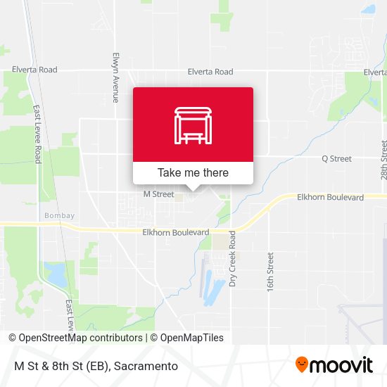 M St & 8th St (EB) map