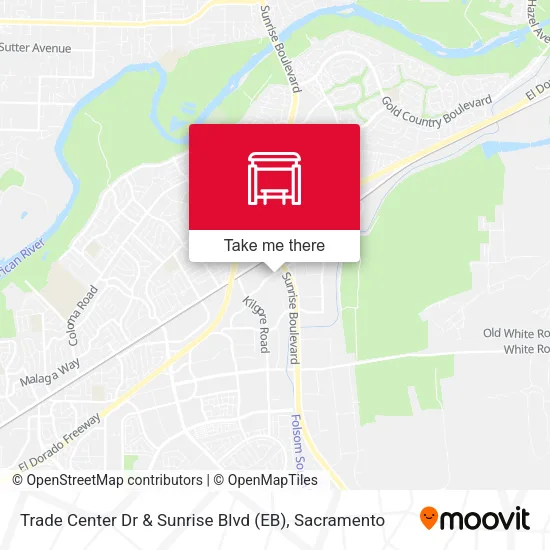 Mapa de Trade Center Dr & Sunrise Blvd (EB)