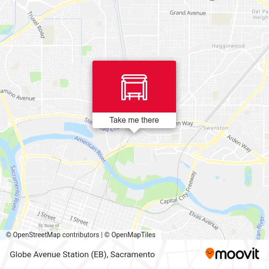 Mapa de Globe Avenue Station (EB)