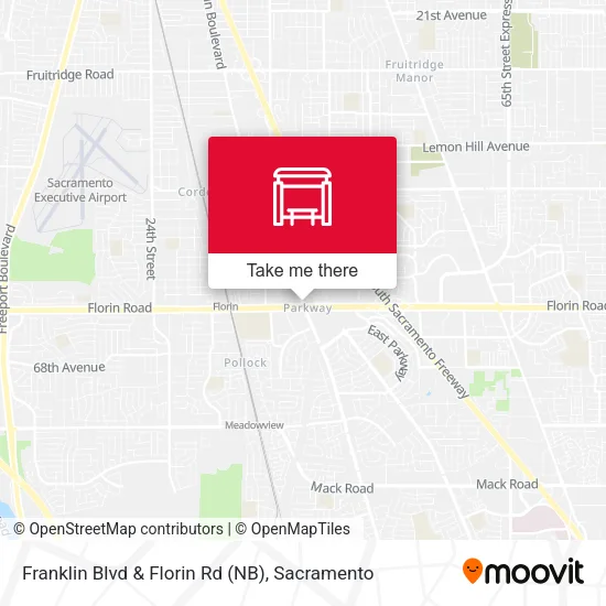 Mapa de Franklin Blvd & Florin Rd (NB)