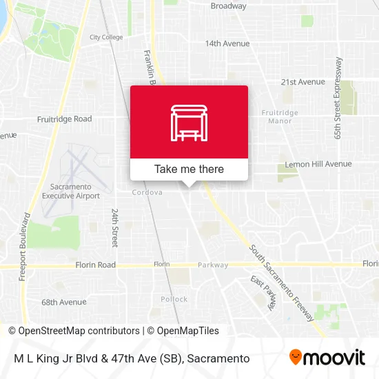 Mapa de M L King Jr Blvd & 47th Ave (SB)