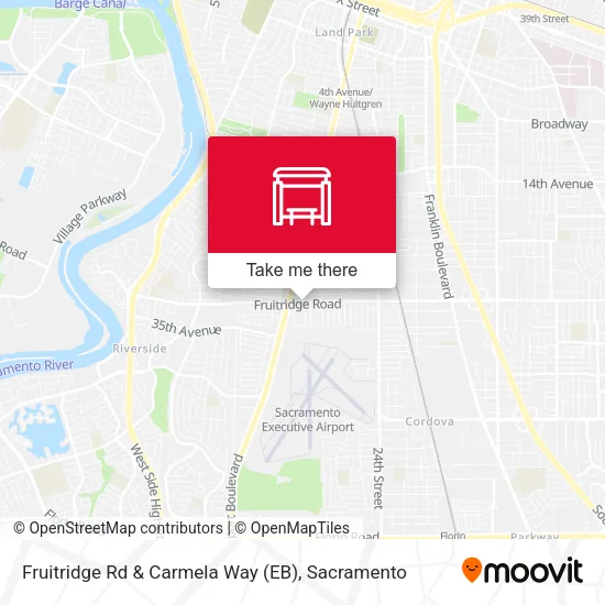 Mapa de Fruitridge Rd & Carmela Way (EB)