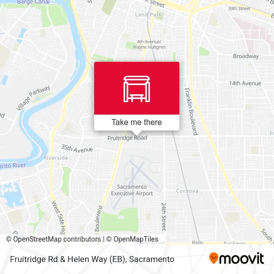 Mapa de Fruitridge Rd & Helen Way (EB)
