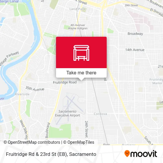 Mapa de Fruitridge Rd & 23rd St (EB)