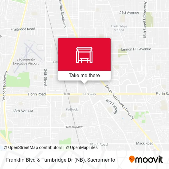 Mapa de Franklin Blvd & Turnbridge Dr (NB)