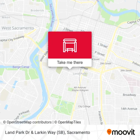Mapa de Land Park Dr & Larkin Way (SB)