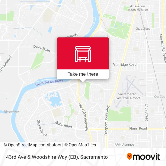 Mapa de 43rd Ave & Woodshire Way (EB)