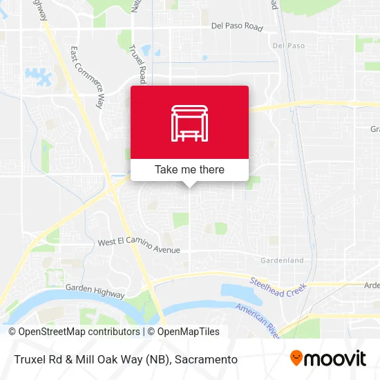 Mapa de Truxel Rd & Mill Oak Way (NB)