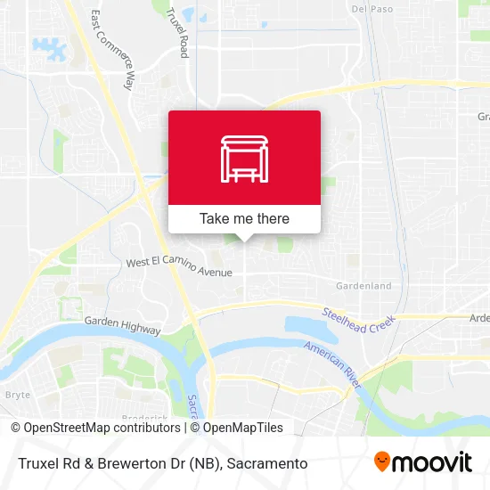 Truxel Rd & Brewerton Dr (NB) map