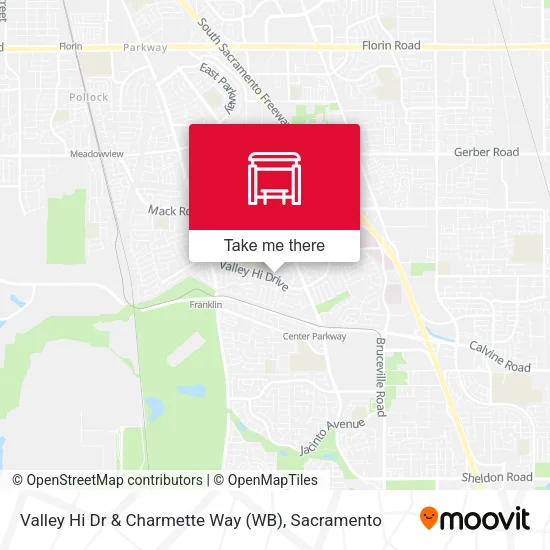 Mapa de Valley Hi Dr & Charmette Way (WB)
