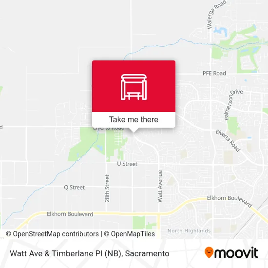 Mapa de Watt Ave & Timberlane Pl (NB)