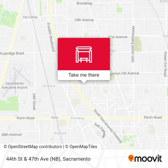 Mapa de 44th St & 47th Ave (NB)