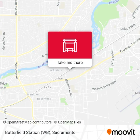 Mapa de Butterfield Station (WB)
