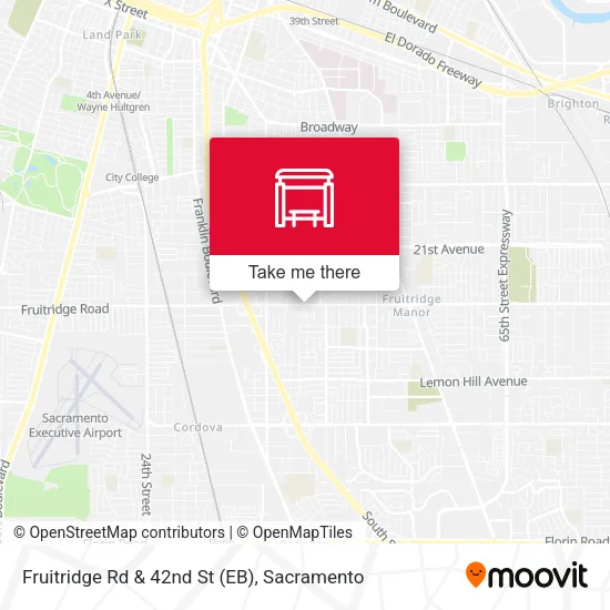 Mapa de Fruitridge Rd & 42nd St (EB)