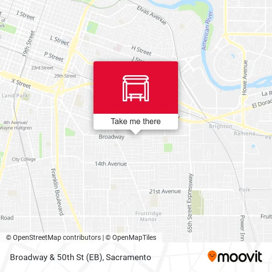 Mapa de Broadway & 50th St (EB)