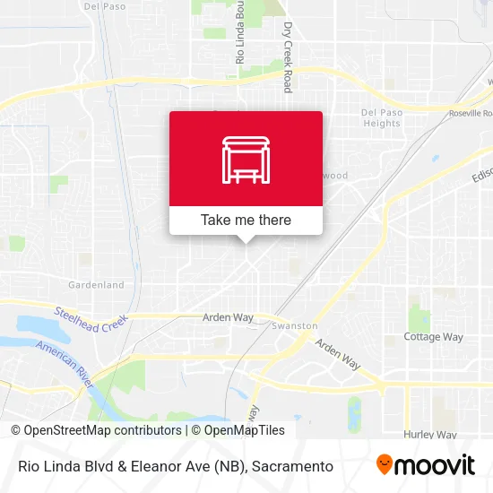 Mapa de Rio Linda Blvd & Eleanor Ave (NB)