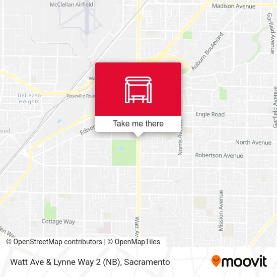 Mapa de Watt Ave & Lynne Way 2 (NB)
