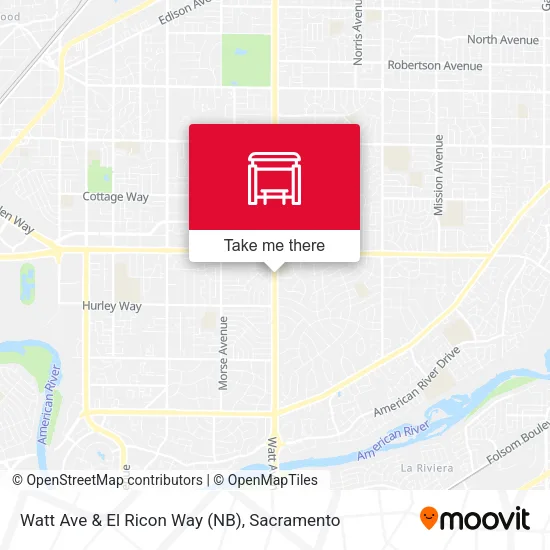 Mapa de Watt Ave & El Ricon Way (NB)