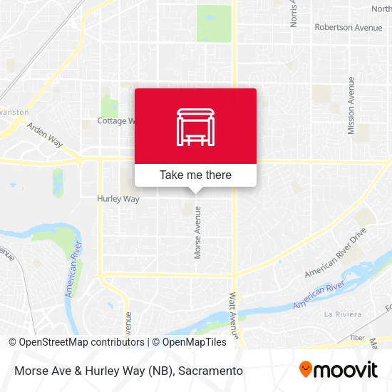 Mapa de Morse Ave & Hurley Way (NB)
