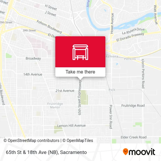 Mapa de 65th St & 18th Ave (NB)