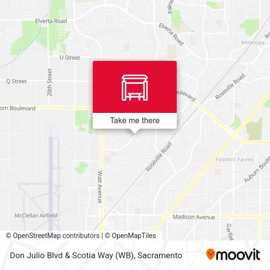Mapa de Don Julio Blvd & Scotia Way (WB)