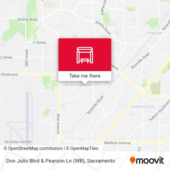 Mapa de Don Julio Blvd & Pearson Ln (WB)