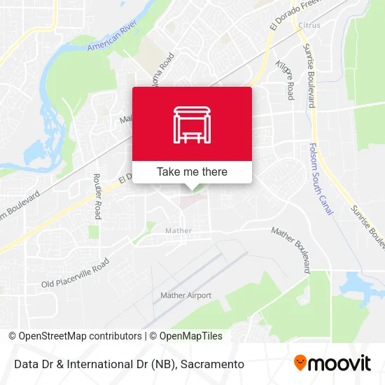Mapa de Data Dr & International Dr (NB)