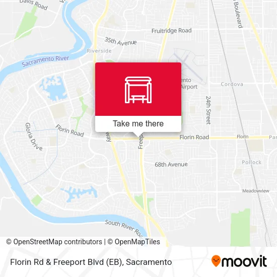 Mapa de Florin Rd & Freeport Blvd (EB)