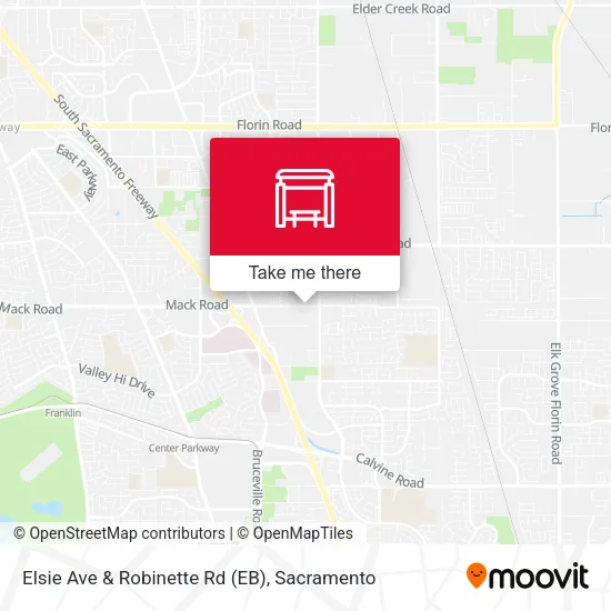 Elsie Ave & Robinette Rd (EB) map